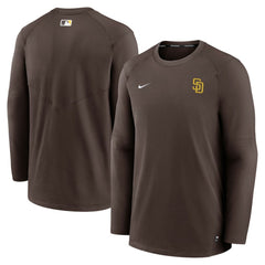 MLB San Diego Padres Nike Authentic Collection Logo Performance Long Sleeve T-Shirt