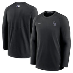 MLB Colorado Rockies Nike Authentic Collection Logo Performance Long Sleeve T-Shirt