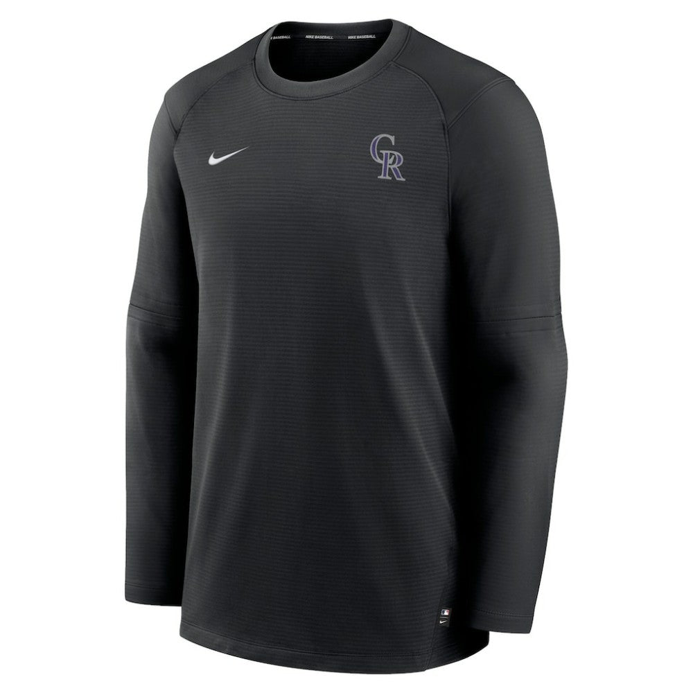 MLB Colorado Rockies Nike Authentic Collection Logo Performance Long Sleeve T-Shirt