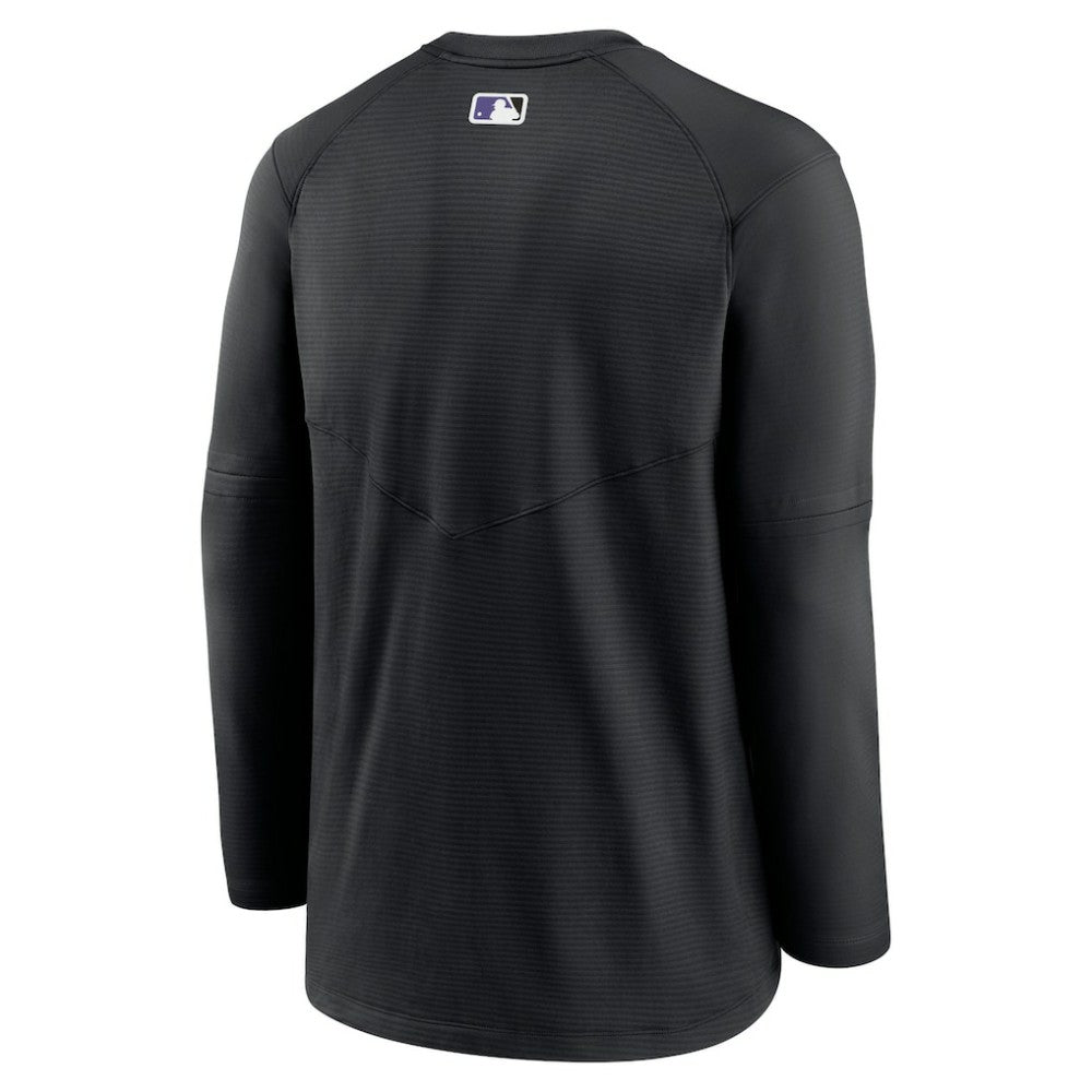 MLB Colorado Rockies Nike Authentic Collection Logo Performance Long Sleeve T-Shirt