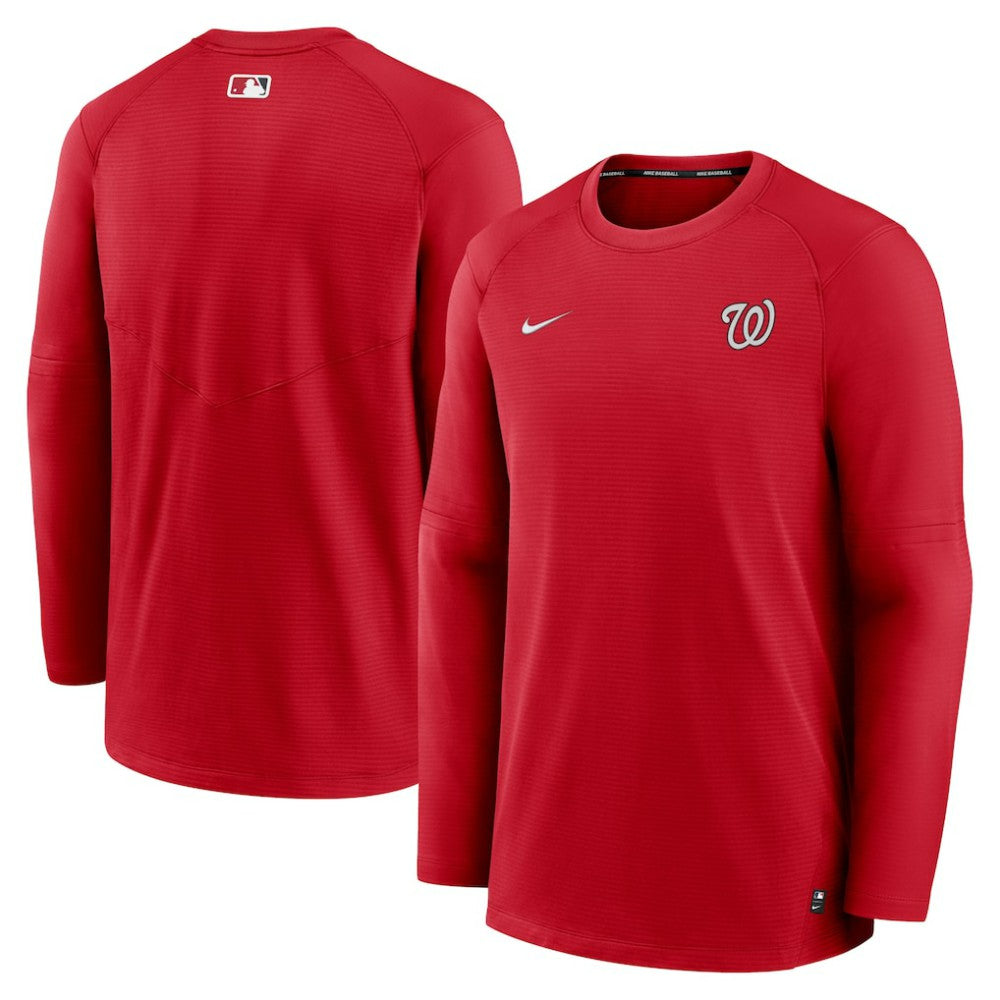 MLB Washington Nationals Nike Authentic Collection Logo Performance Long Sleeve T-Shirt