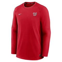 MLB Washington Nationals Nike Authentic Collection Logo Performance Long Sleeve T-Shirt