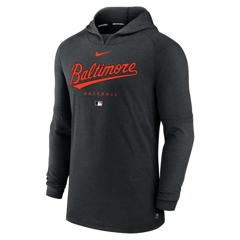 MLB Baltimore Orioles Nike Authentic Collection Lightweight Dri-FIT Hooded Pullover