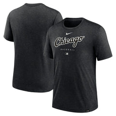 MLB Chicago White Sox Nike Authentic Collection Early Work Tri-Blend Performance T-Shirt