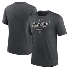 MLB Chicago White Sox Nike Authentic Collection Early Work Tri-Blend Performance T-Shirt