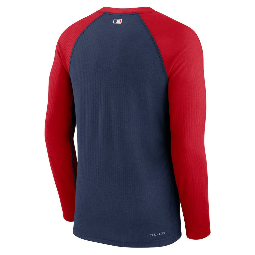 MLB Los Angeles Angels Nike Authentic Collection Game Raglan Performance Long Sleeve T-Shirt