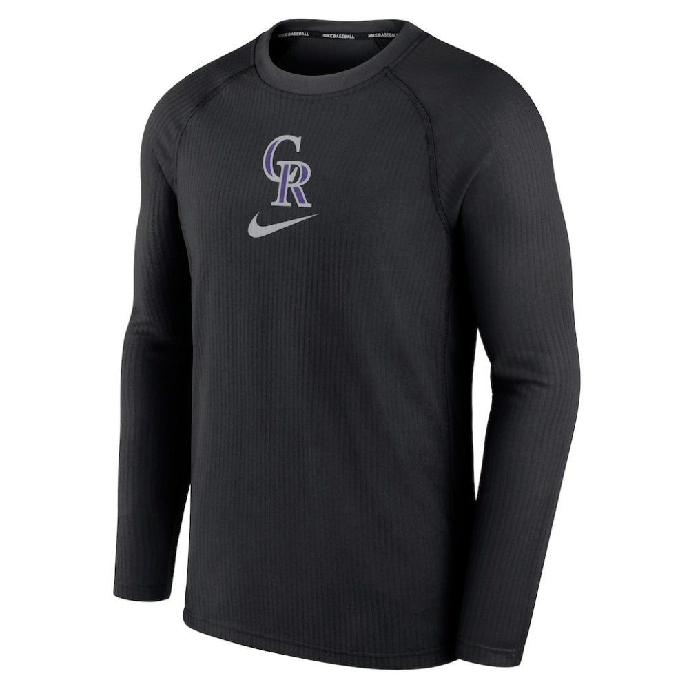 MLB Colorado Rockies Nike Authentic Collection Game Raglan Performance Long Sleeve T-Shirt