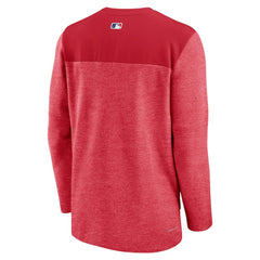 MLB Los Angeles Angels Nike Authentic Collection Game Time Performance Half-Zip Top