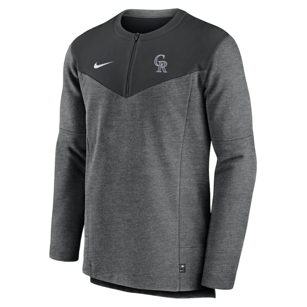 MLB Colorado Rockies Nike Authentic Collection Game Time Performance Half-Zip Top