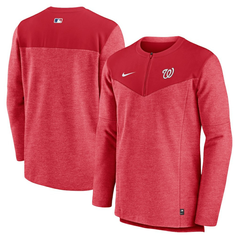 MLB Washington Nationals Nike Authentic Collection Game Time Performance Half-Zip Top
