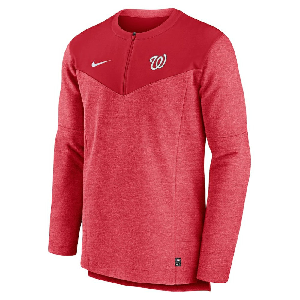 MLB Washington Nationals Nike Authentic Collection Game Time Performance Half-Zip Top