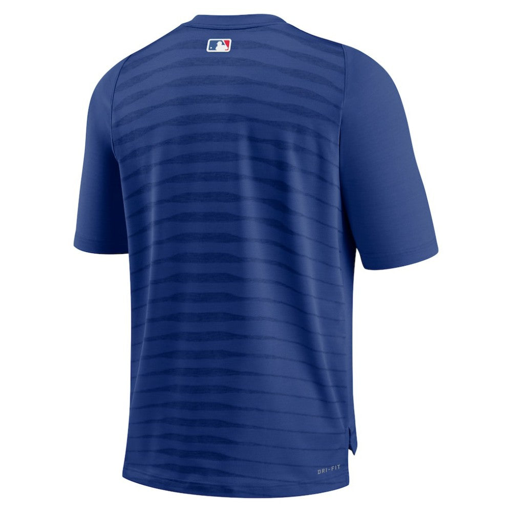 MLB Chicago Cubs Nike Authentic Collection Pregame Raglan Performance V-Neck T-Shirt