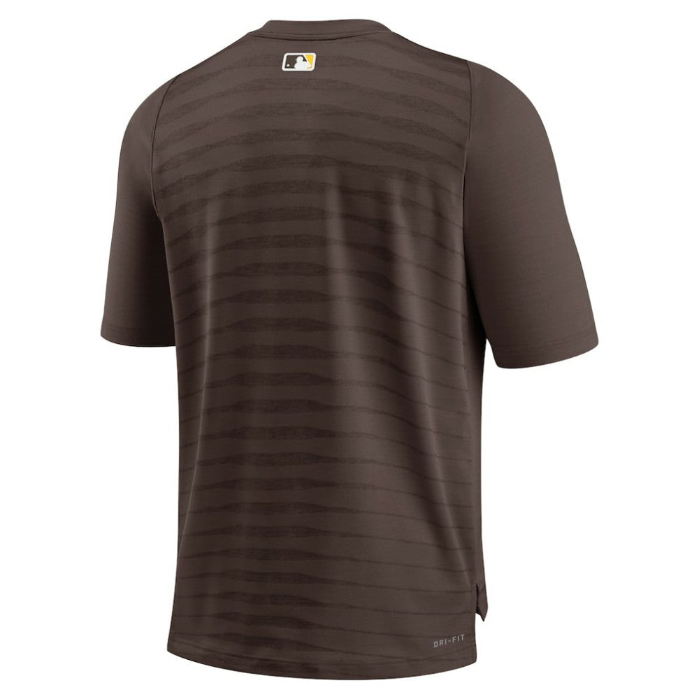MLB San Diego Padres Nike Authentic Collection Pregame Raglan Performance V-Neck T-Shirt