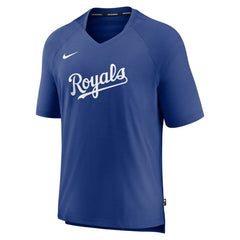 MLB Kansas City Royals Nike Authentic Collection Pregame Raglan Performance V-Neck T-Shirt