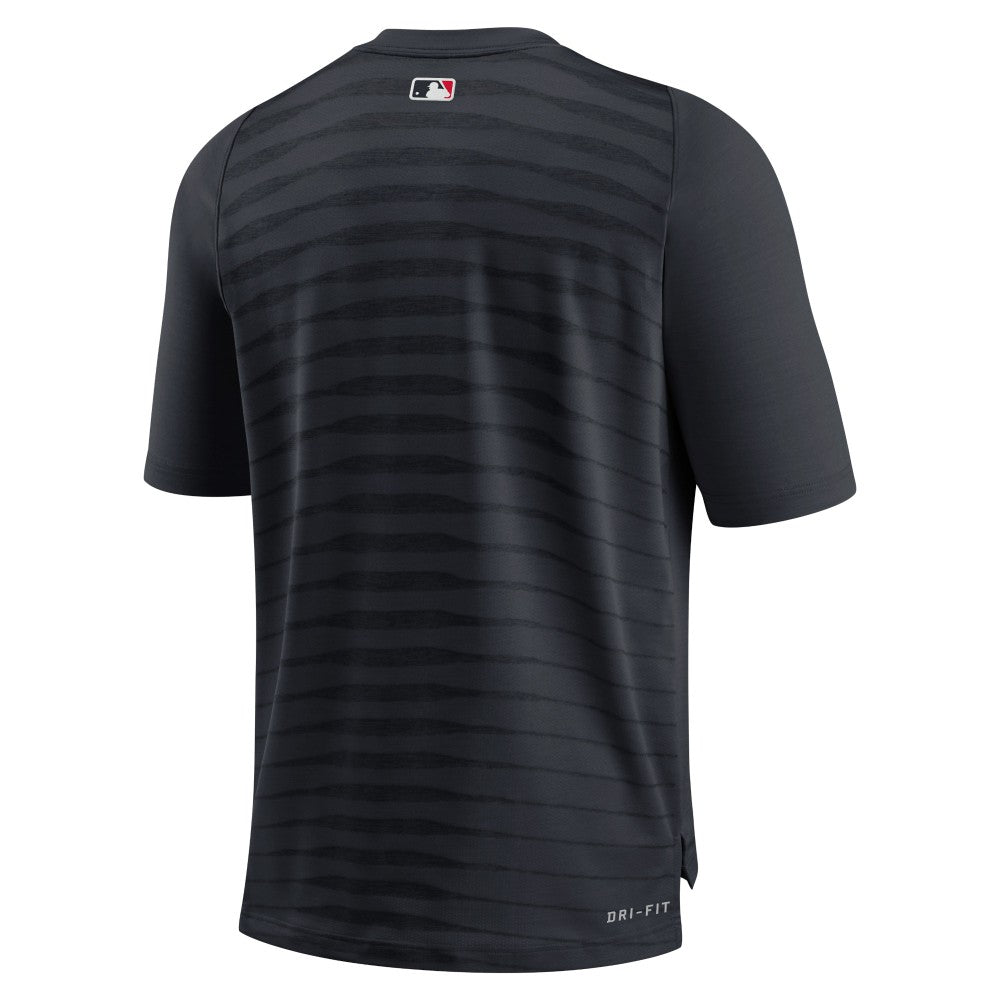 MLB Minnesota Twins Nike Authentic Collection Pregame Raglan Performance V-Neck T-Shirt