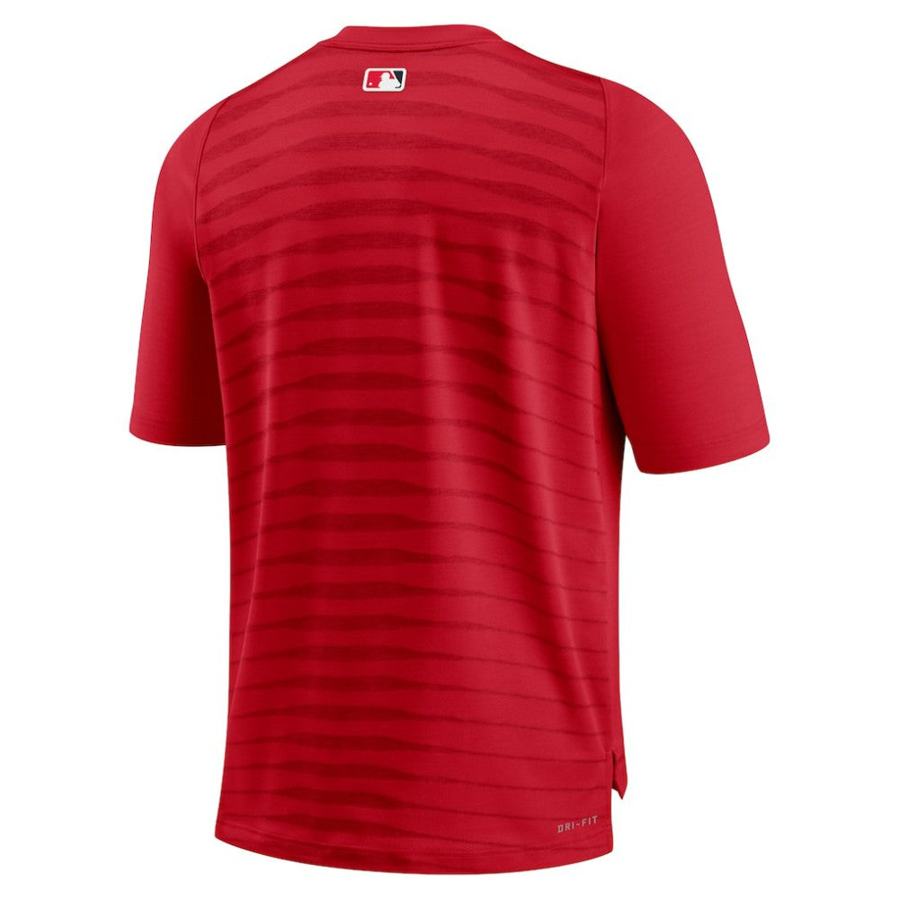 MLB Washington Nationals Nike Authentic Collection Pregame Raglan Performance V-Neck T-Shirt