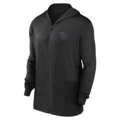 MLB Tampa Bay Rays Nike Authentic Collection Travel Performance Lightweight Full-Zip Hoodie