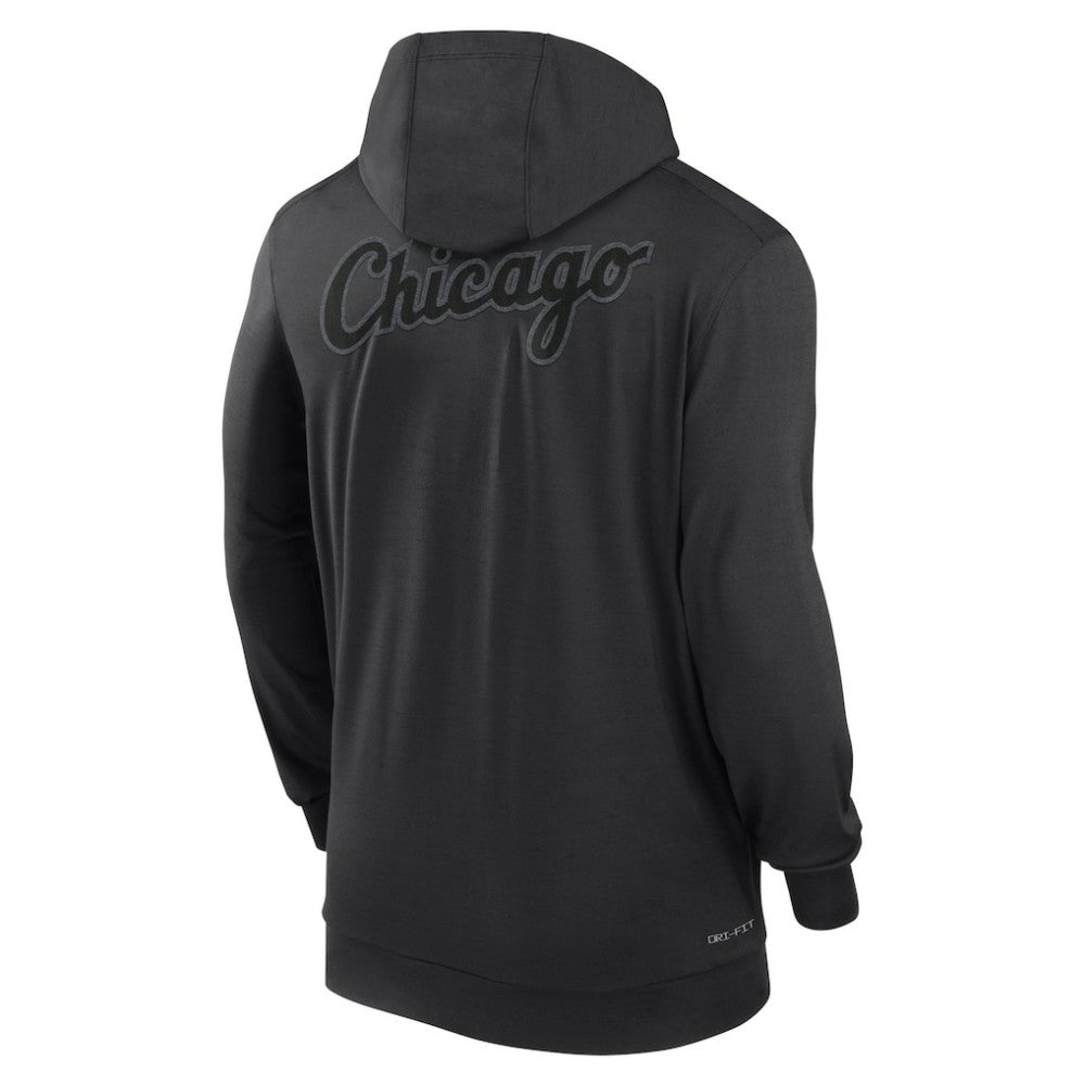 MLB Chicago White Sox Nike Authentic Collection Travel Performance Lightweight Full-Zip Hoodie