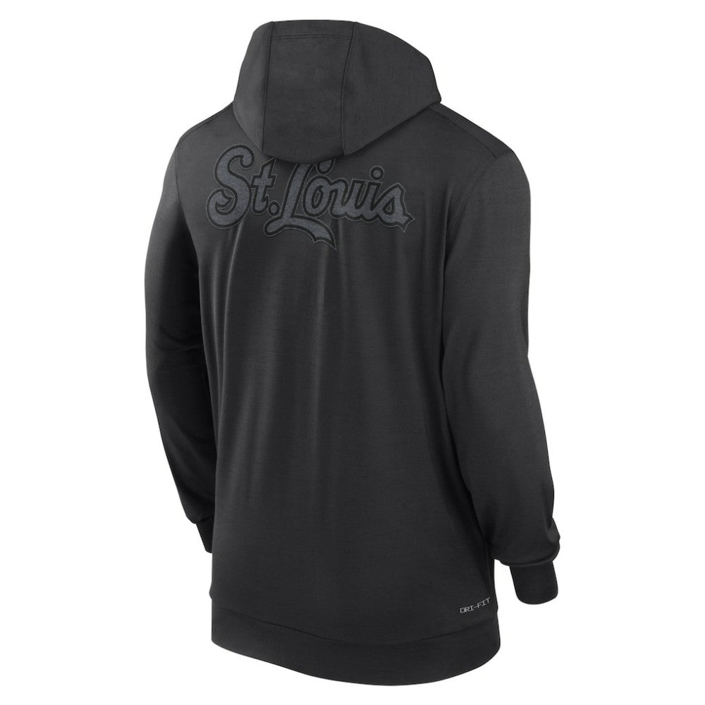 MLB St. Louis Cardinals Nike Authentic Collection Travel Performance Lightweight Full-Zip Hoodie