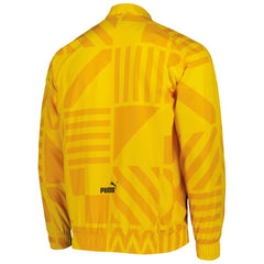 Manchester City Pre-Match Raglan Full-Zip Training Jacket - Puma Yellow