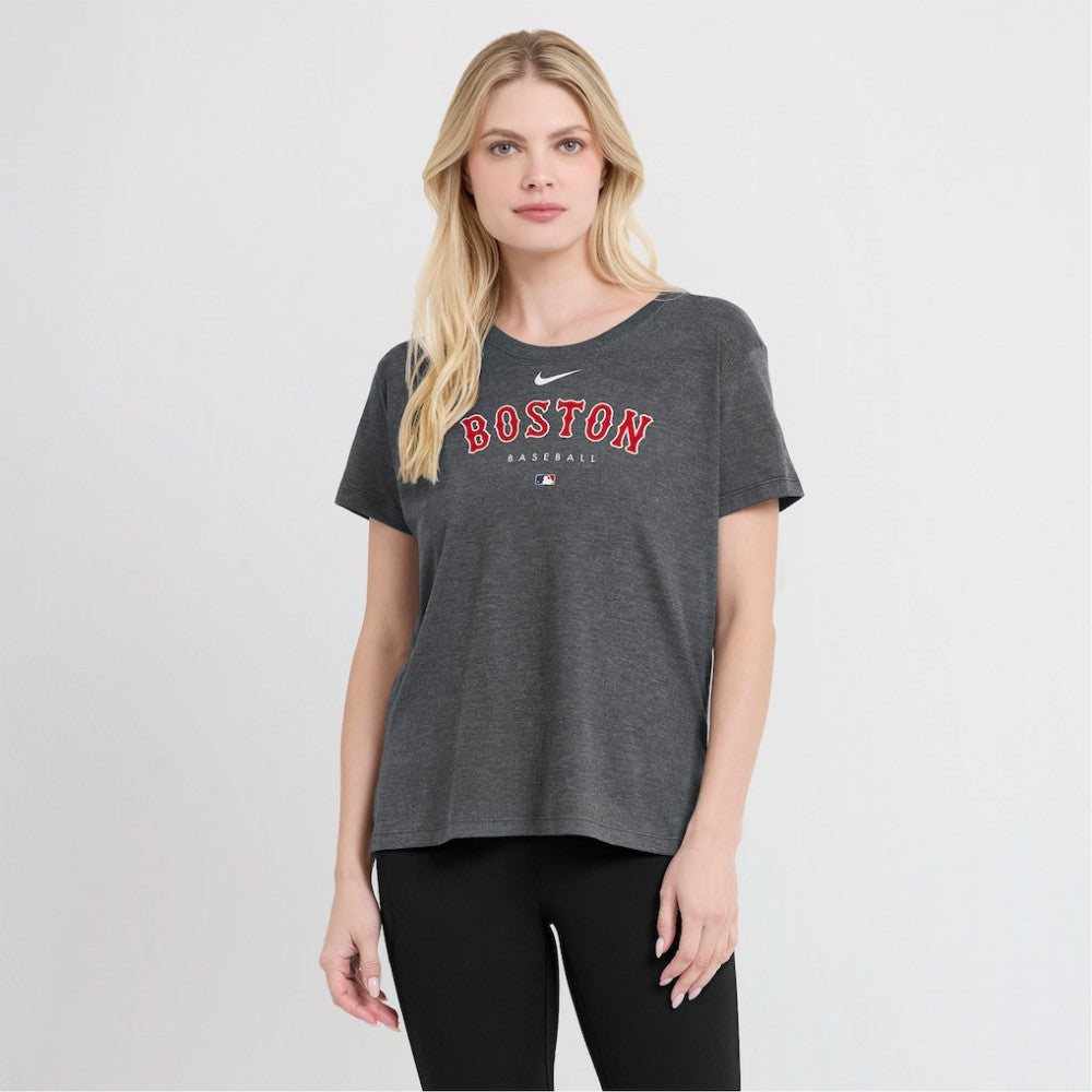 MLB Boston Red Sox Nike Women's Authentic Collection Early Work Tri-Blend T-Shirt