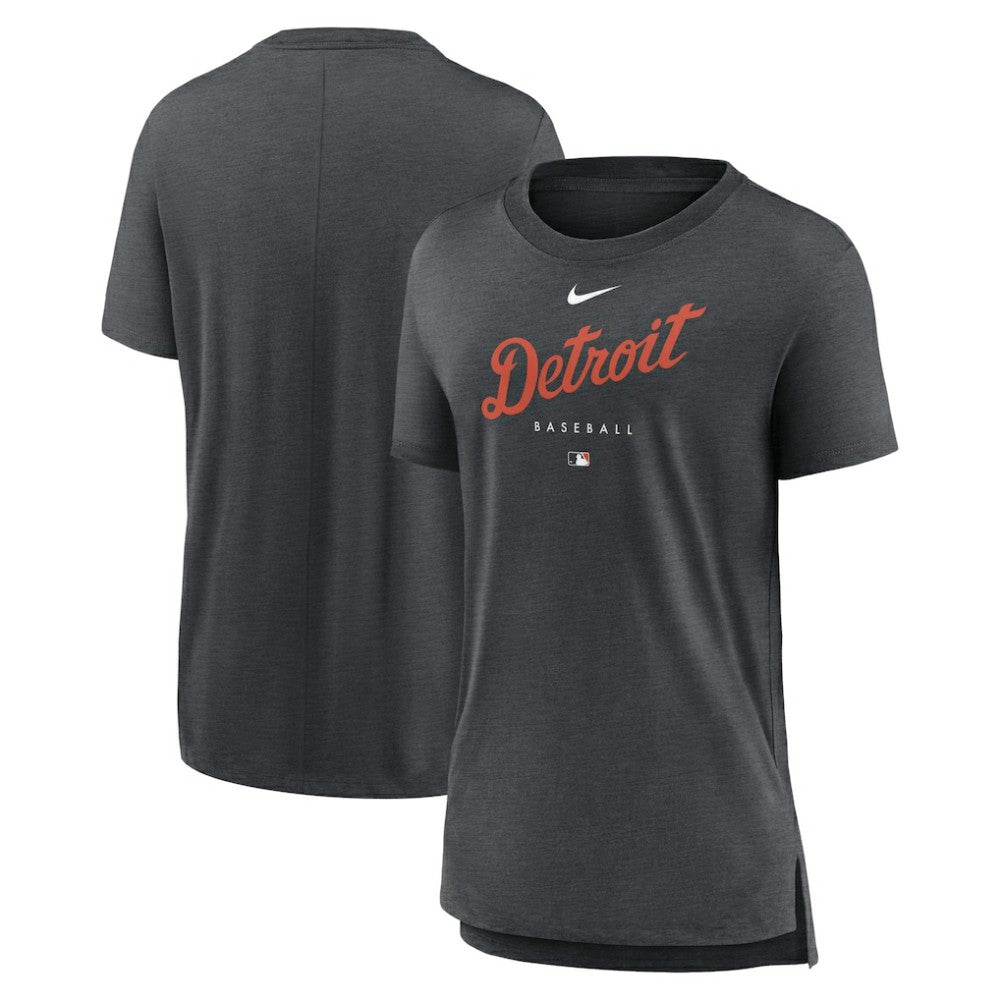 MLB Detroit Tigers Nike Women's Authentic Collection Early Work Tri-Blend T-Shirt