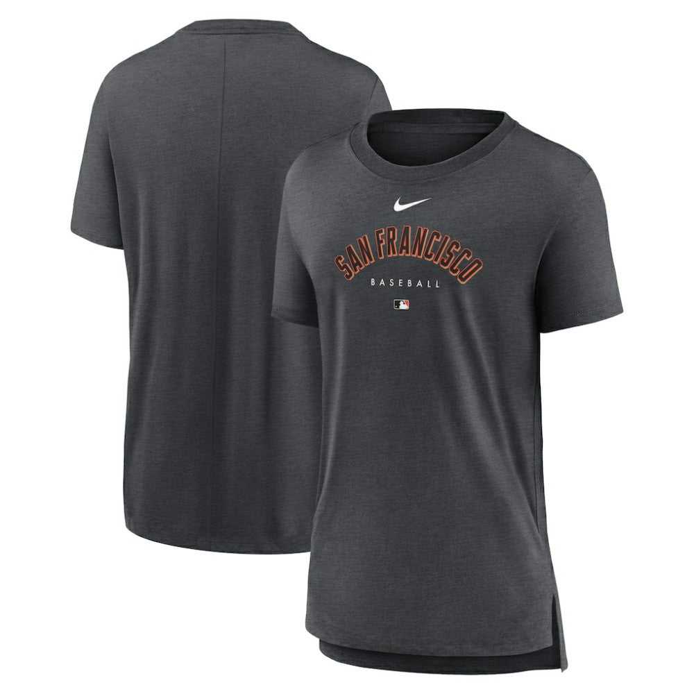 MLB San Francisco Giants Nike Women's Authentic Collection Early Work Tri-Blend T-Shirt
