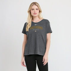 MLB San Diego Padres Nike Women's Authentic Collection Early Work Tri-Blend T-Shirt