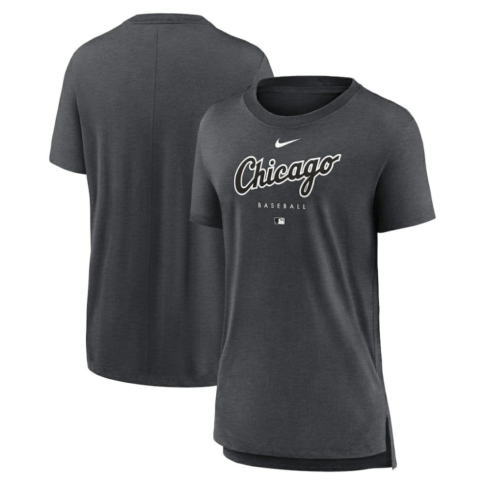 MLB Chicago White Sox Nike Women's Authentic Collection Early Work Tri-Blend T-Shirt