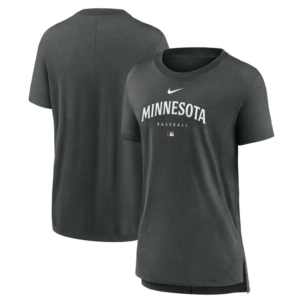 MLB Minnesota Twins Nike Women's Authentic Collection Early Work Tri-Blend T-Shirt