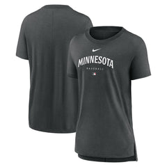 MLB Minnesota Twins Nike Women's Authentic Collection Early Work Tri-Blend T-Shirt