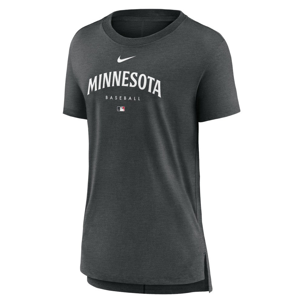 MLB Minnesota Twins Nike Women's Authentic Collection Early Work Tri-Blend T-Shirt