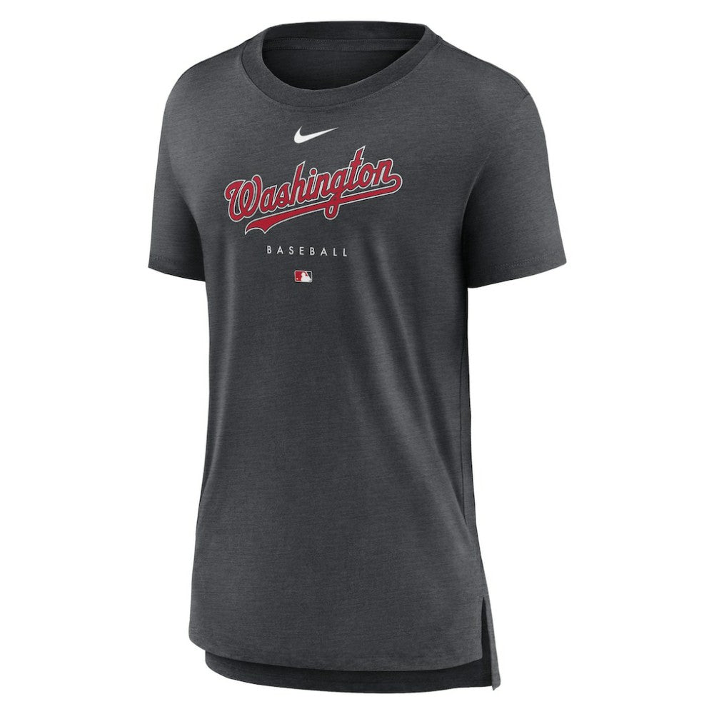 MLB Washington Nationals Nike Women's Authentic Collection Early Work Tri-Blend T-Shirt