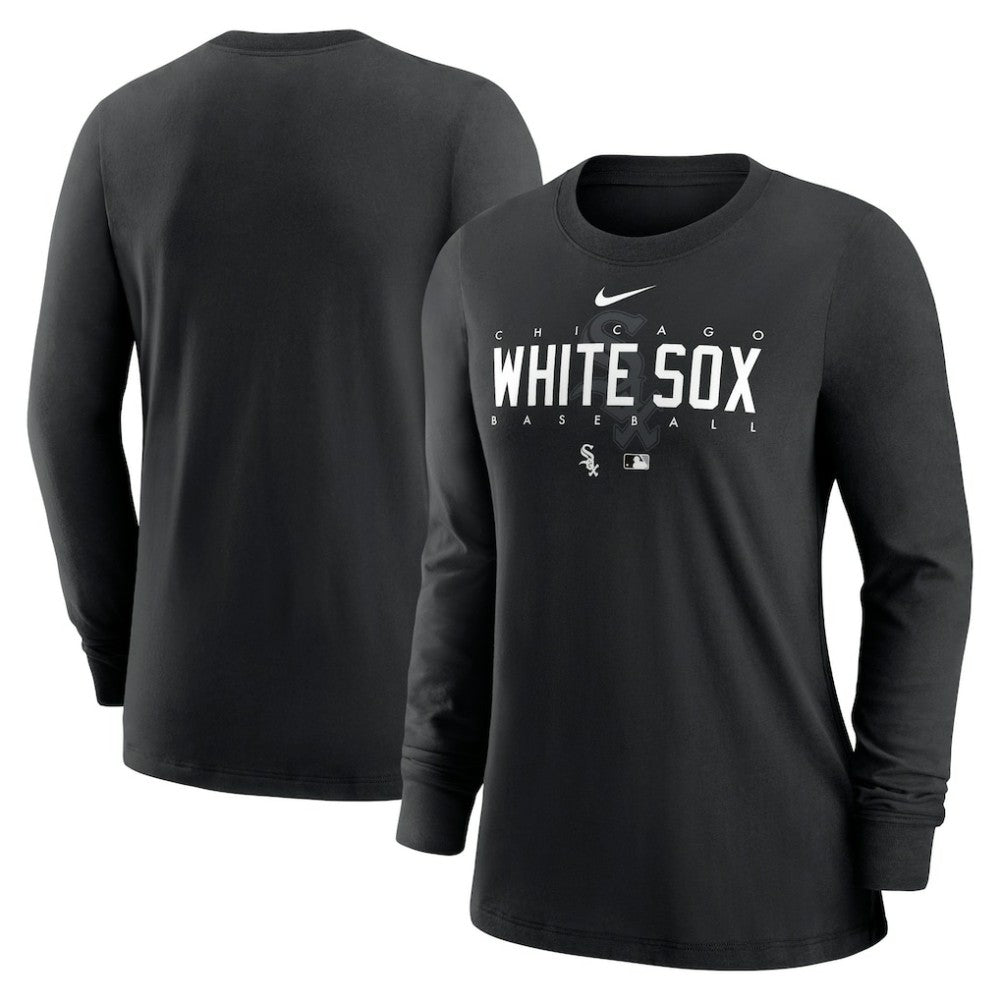 MLB Chicago White Sox Nike Women's Authentic Collection Legend Performance Long Sleeve T-Shirt