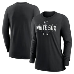 MLB Chicago White Sox Nike Women's Authentic Collection Legend Performance Long Sleeve T-Shirt