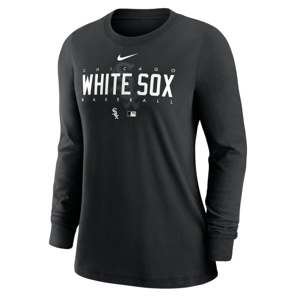 MLB Chicago White Sox Nike Women's Authentic Collection Legend Performance Long Sleeve T-Shirt