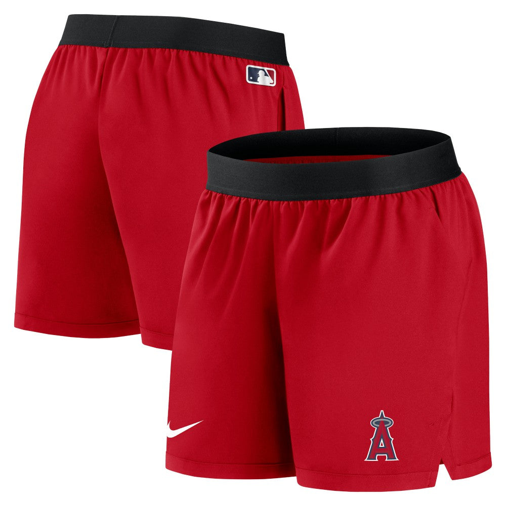 MLB Los Angeles Angels Nike Women's Authentic Collection Team Performance Shorts