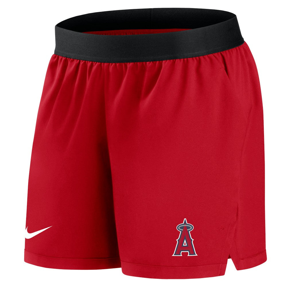 MLB Los Angeles Angels Nike Women's Authentic Collection Team Performance Shorts
