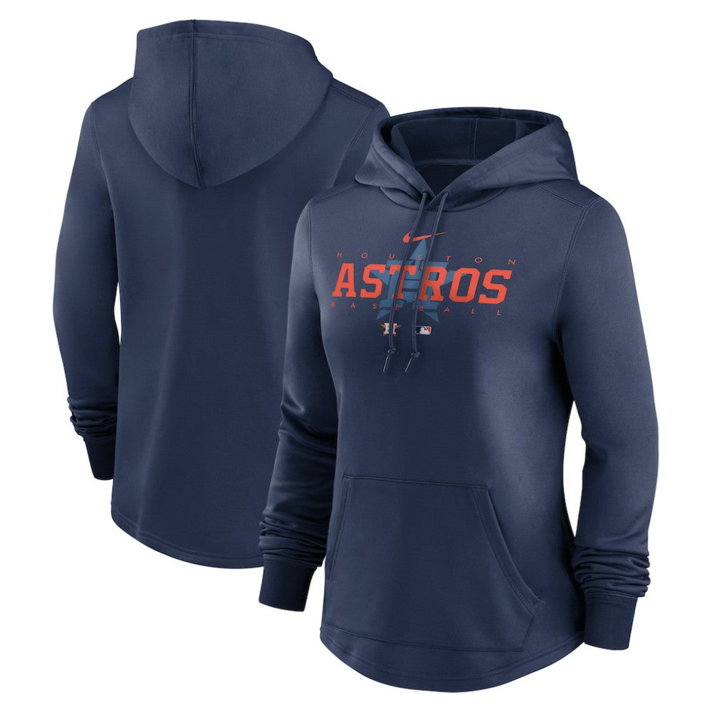 MLB Houston Astros Nike Women's Authentic Collection Pregame Performance Pullover Hoodie