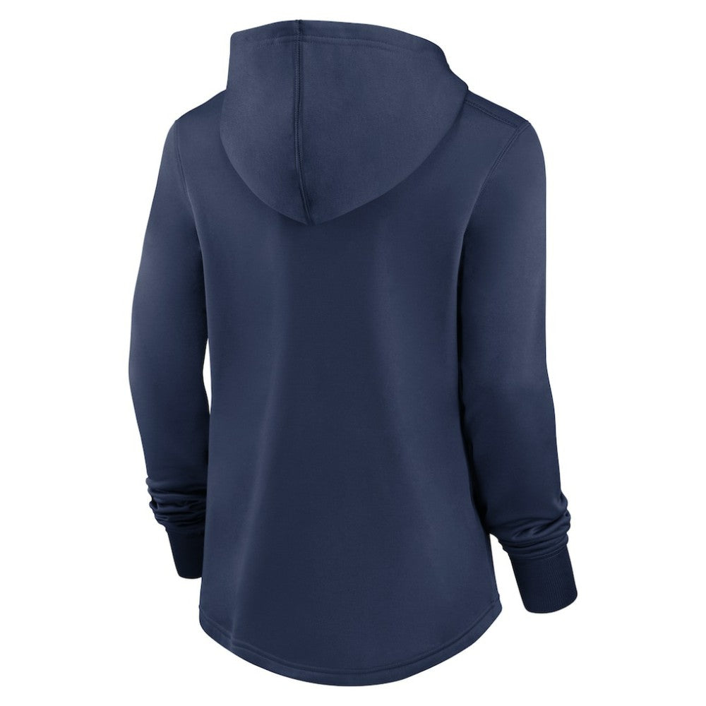 MLB Milwaukee Brewers Nike Women's Authentic Collection Pregame Performance Pullover Hoodie