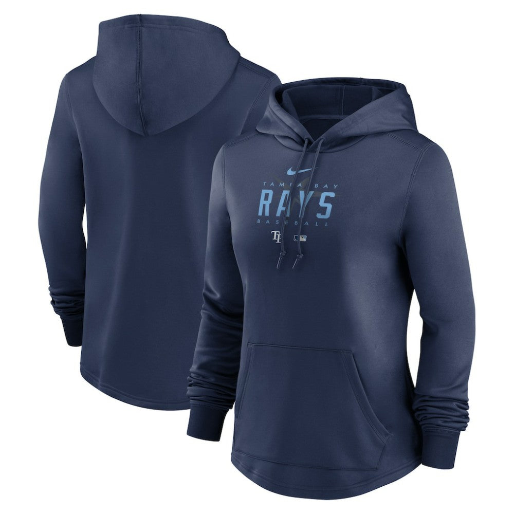 MLB Tampa Bay Rays Nike Women's Authentic Collection Pregame Performance Pullover Hoodie
