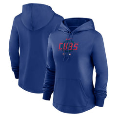 MLB Chicago Cubs Nike Women's Authentic Collection Pregame Performance Pullover Hoodie