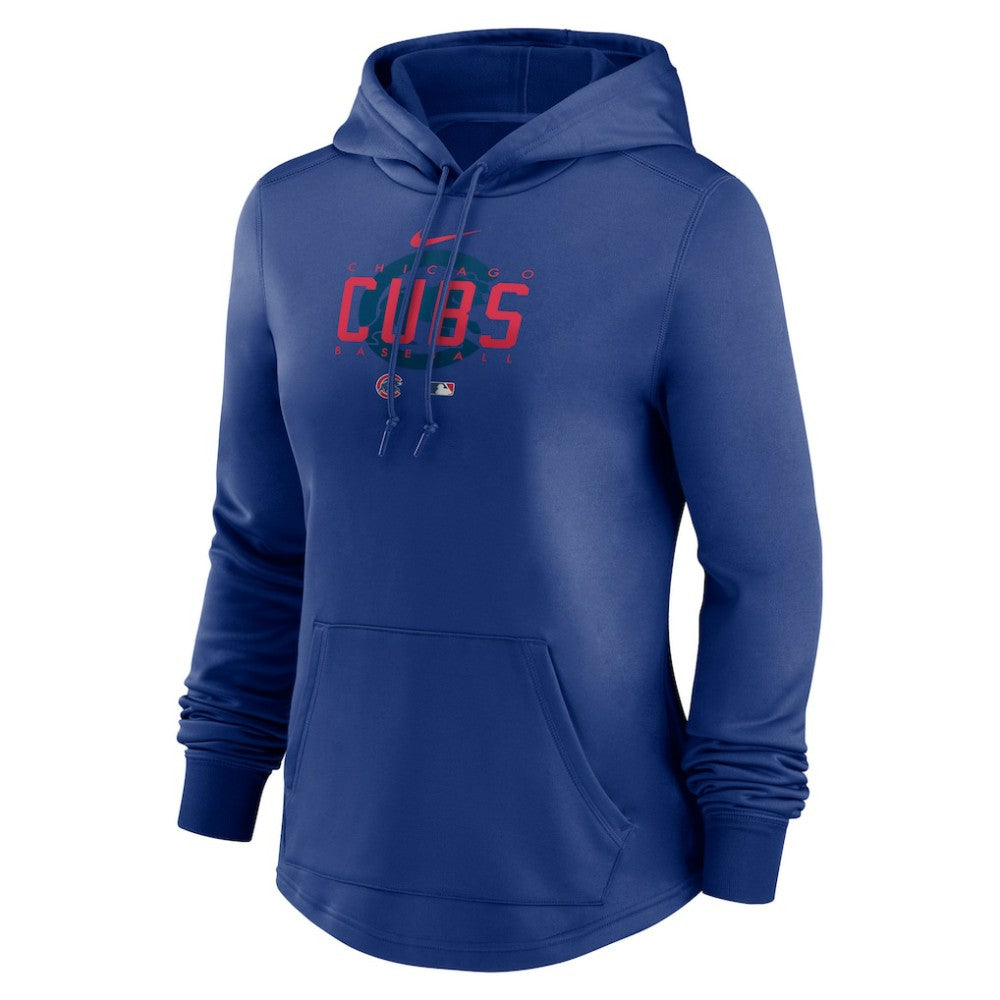 MLB Chicago Cubs Nike Women's Authentic Collection Pregame Performance Pullover Hoodie