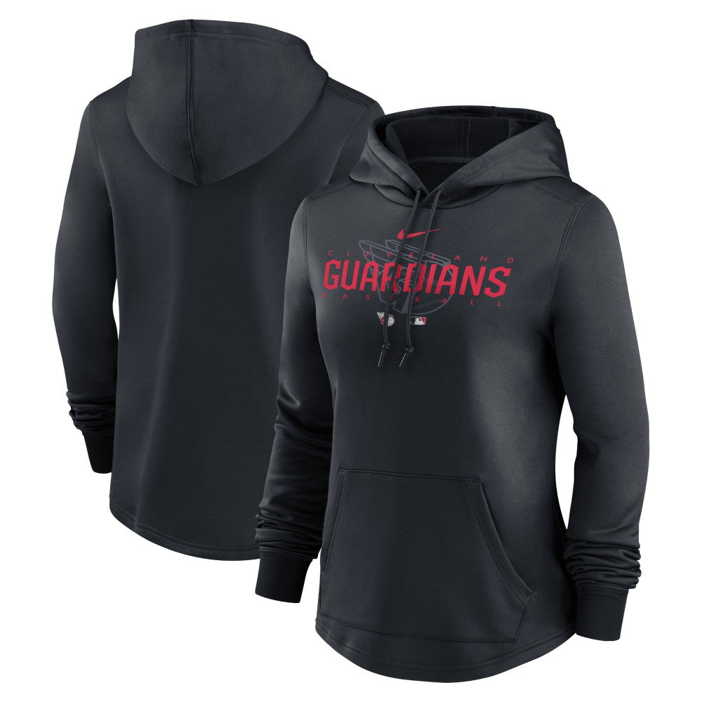 MLB Cleveland Guardians Nike Women's Authentic Collection Pregame Performance Pullover Hoodie