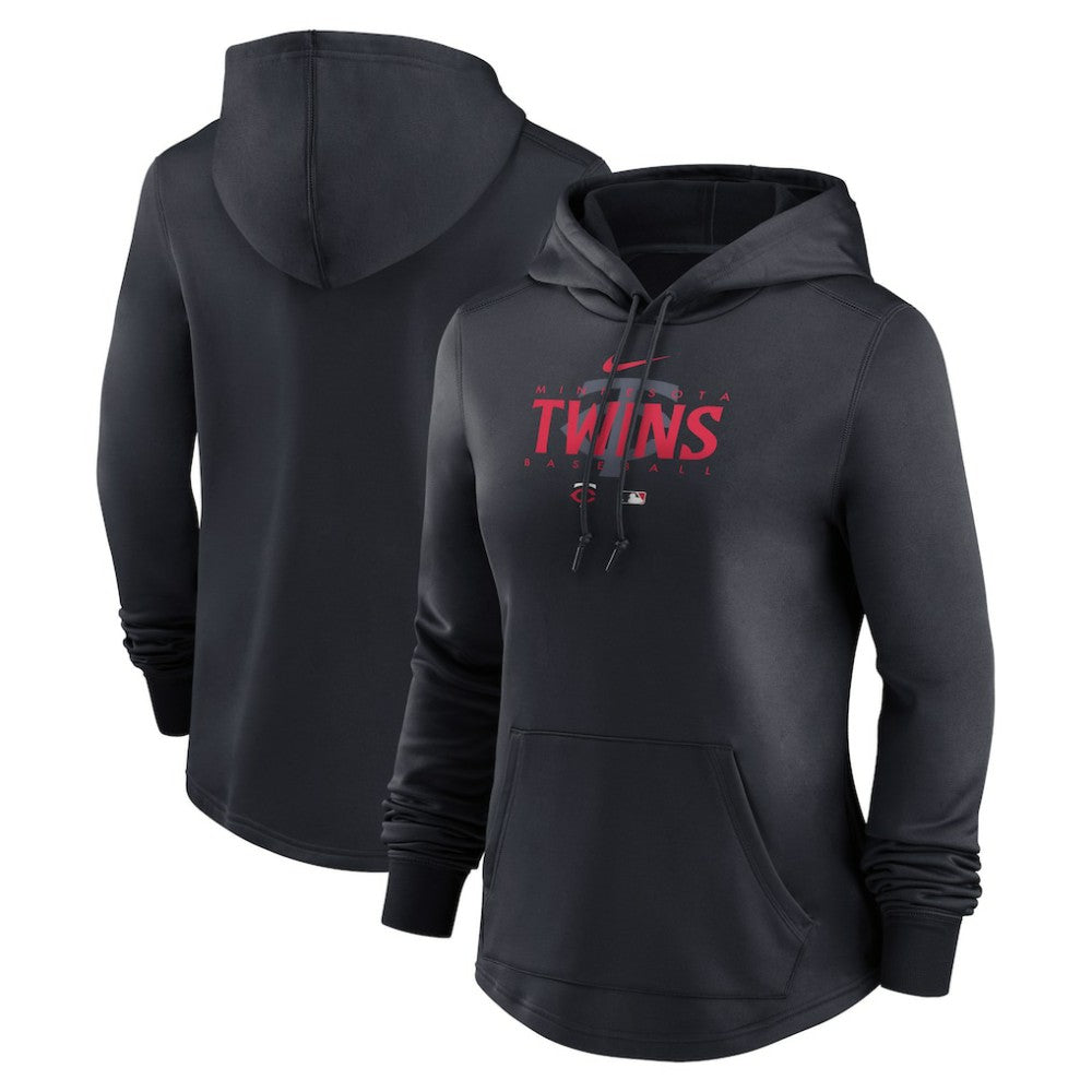 MLB Minnesota Twins Nike Women's Authentic Collection Pregame Performance Pullover Hoodie
