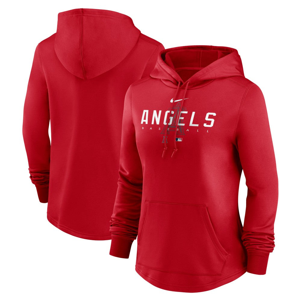 MLB Los Angeles Angels Nike Women's Authentic Collection Pregame Performance Pullover Hoodie