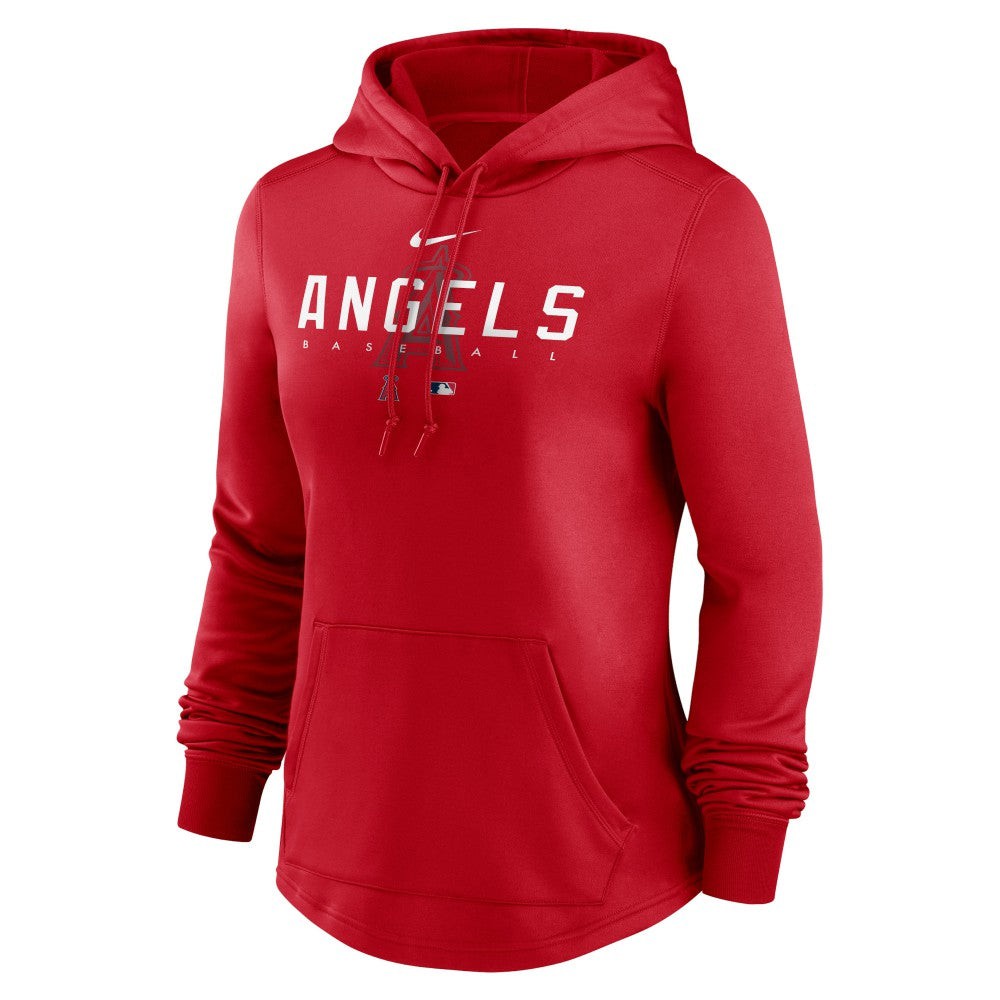MLB Los Angeles Angels Nike Women's Authentic Collection Pregame Performance Pullover Hoodie
