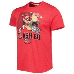 Jerry Rice  Homage Unisex Caricature Retired Player Tri-Blend T-Shirt - San Francisco 49ers