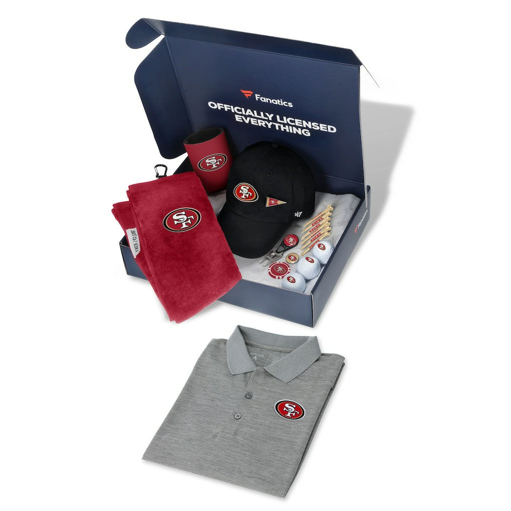 WinCraft Pack Golf Themed Gift Box - San Francisco 49ers