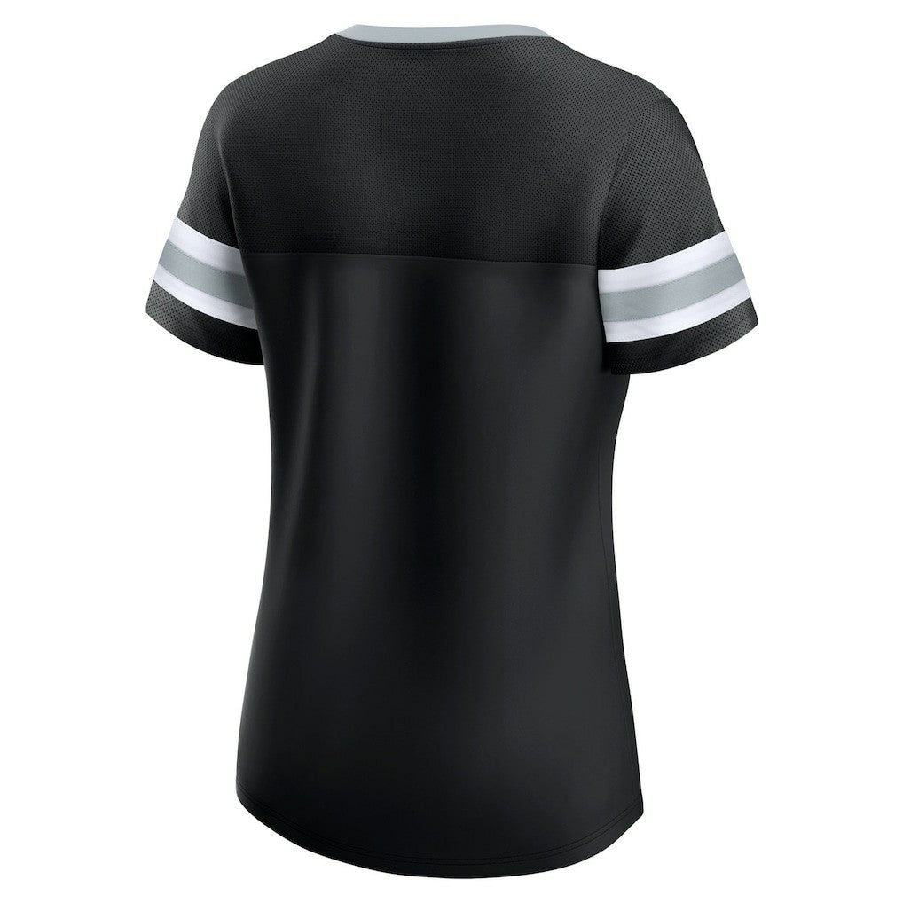Women's Plus Size Original State Lace-Up T-Shirt - Las Vegas Raiders